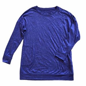 Comfy top with pockets purple